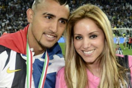 Arturo Vidal y María Teresa Matus