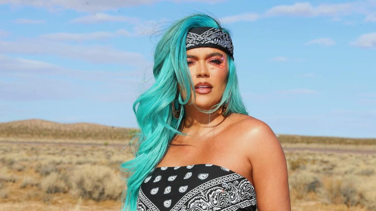 Karol G Debuts Blue Hair at the 2021 Billboard Latin Music Awards - wide 4