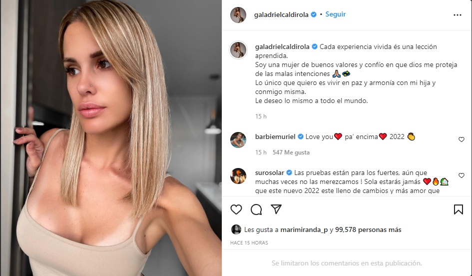 Gala Caldirola Instagram