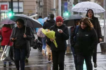 Lluvia En Santiago Sistema Frontal