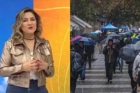 Michelle Adam Tiempo Lluvia En Santiago