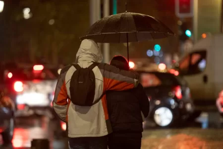 Lluvia En Santiago Días Sistema Frontal