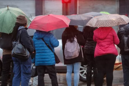 Lluvia En Santiago Intensidad Sistema Frontal