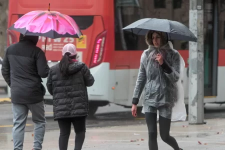 Lluvia En Santiago Sistema Frontal Agosto