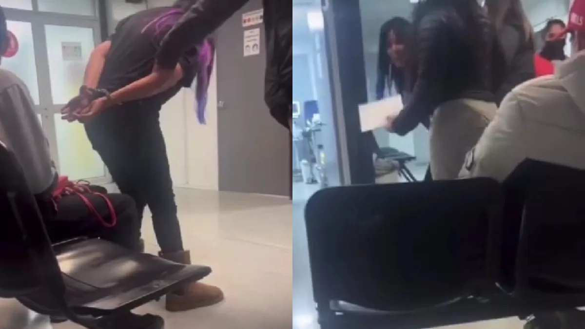 Filtran video del momento de la detención de Anita Alvarado en el  aeropuerto de Santiago — Radio Corazón