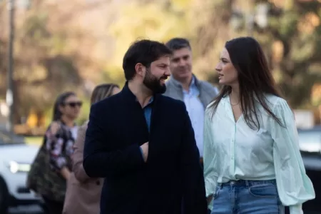 Gabriel Boric E Irina Karamanos