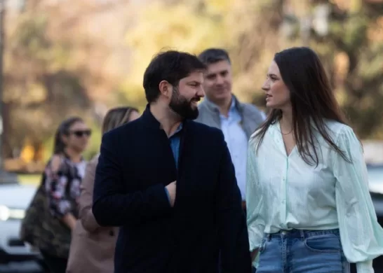 Gabriel Boric E Irina Karamanos