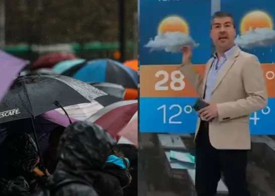 Eduardo Sáez Lluvia En Santiago Diciembre