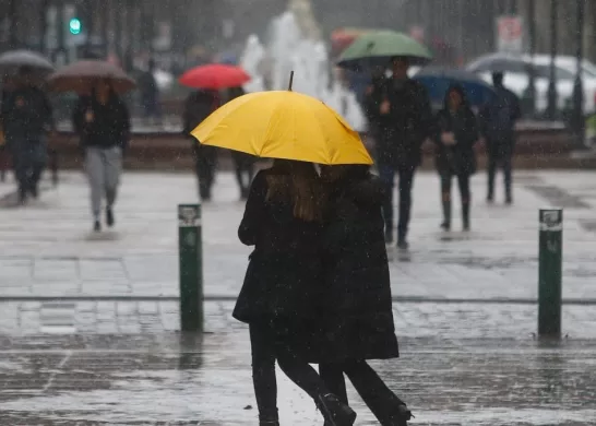 Lluvia En Santiago Febrero