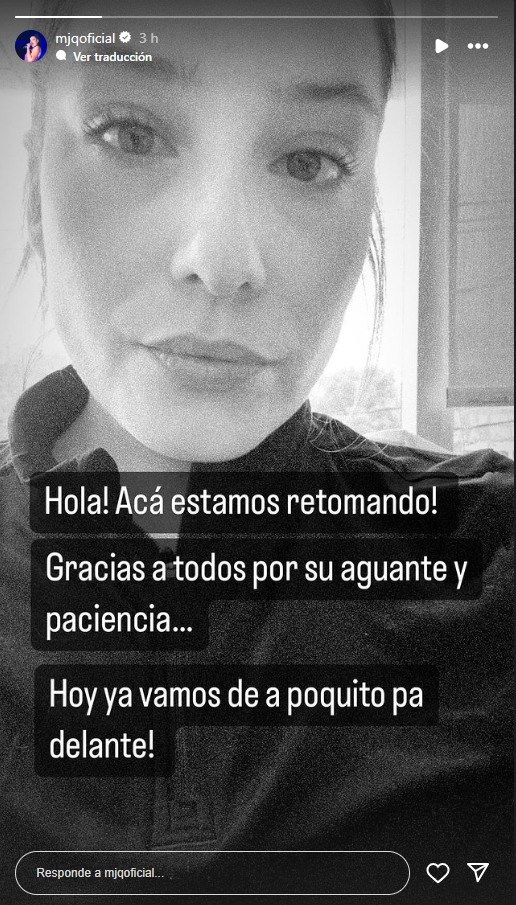 Instagram María José Quintanilla