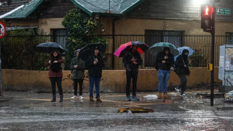 Alerta SAE Lluvia En Santiago