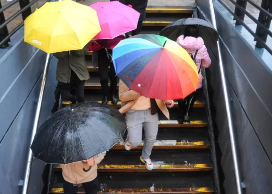 Lluvia En Santiago Baja