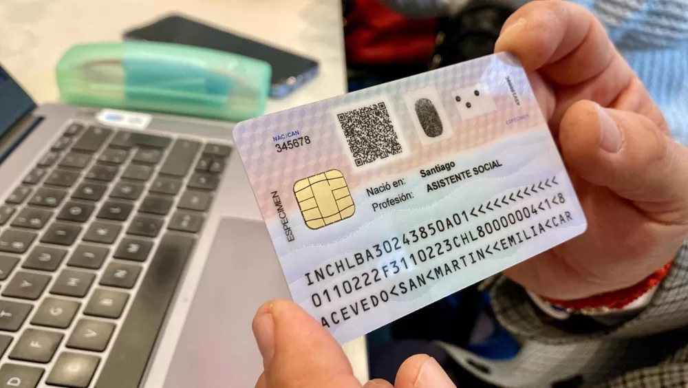 Nuevo Carnet De Identidad Detrás