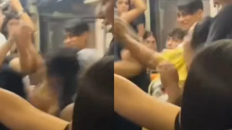 Pelea En El Metro