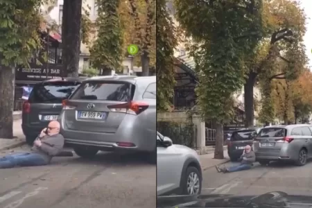 Adulto Mayor Guarda Estacionamiento