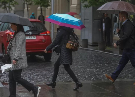 Lluvia En Santiago Semana Santa